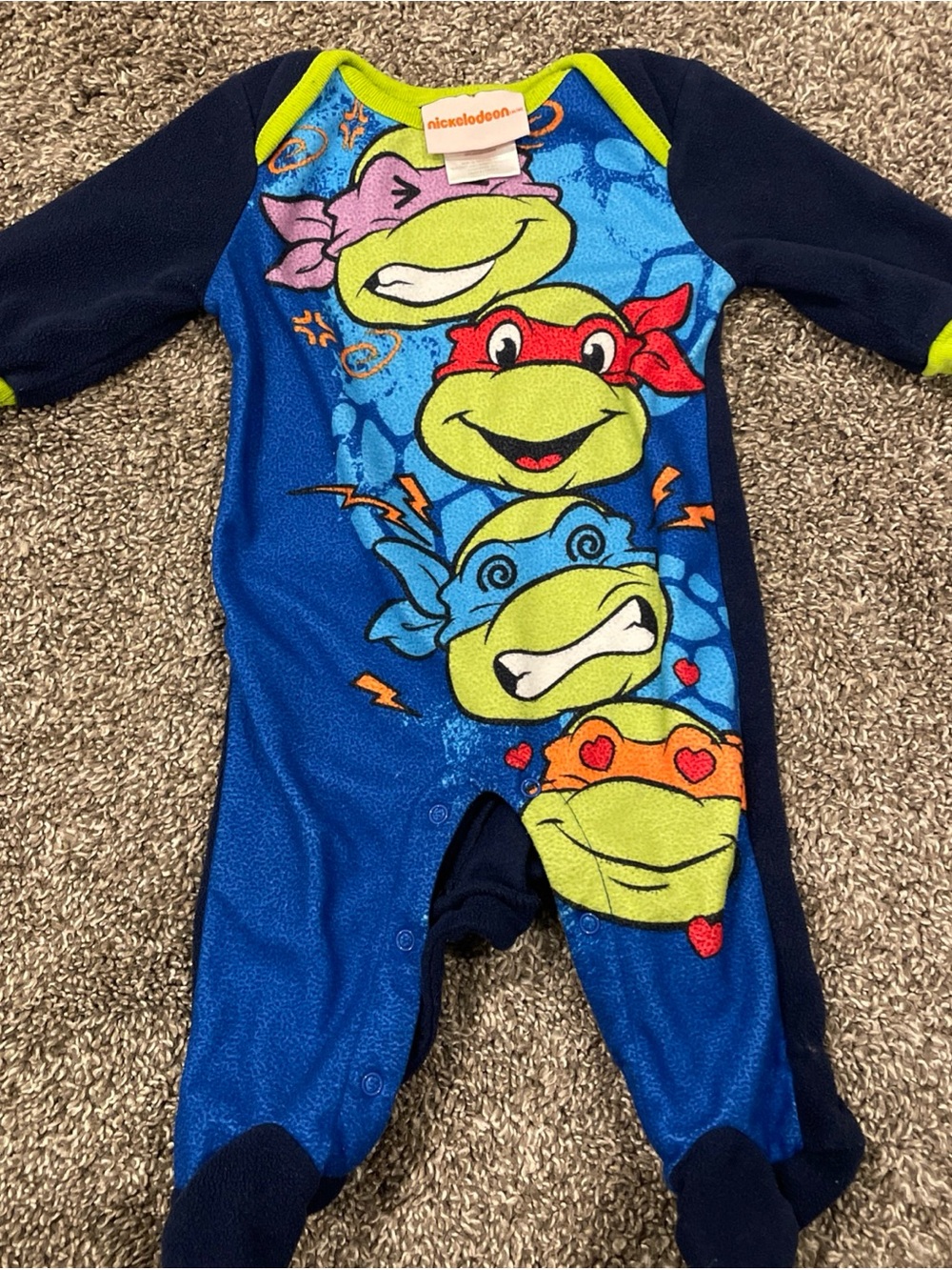 Nickelodeon Teenage Mutant Ninja Turtles Blue Baby Sleeper